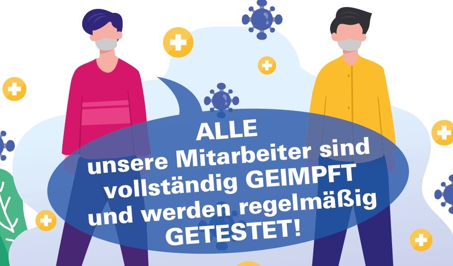 Wir sind geimpft - Ihr Gesundheitsteam Hepner & Schmidt GmbH